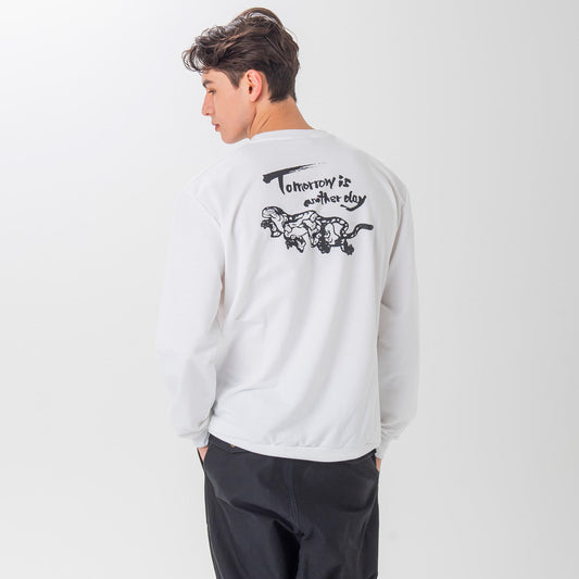 Sweatshirt Men's Ukiyo-e Artist Hokusai Tiger ”Tomorrow is another day” FORTUNA Tokyo