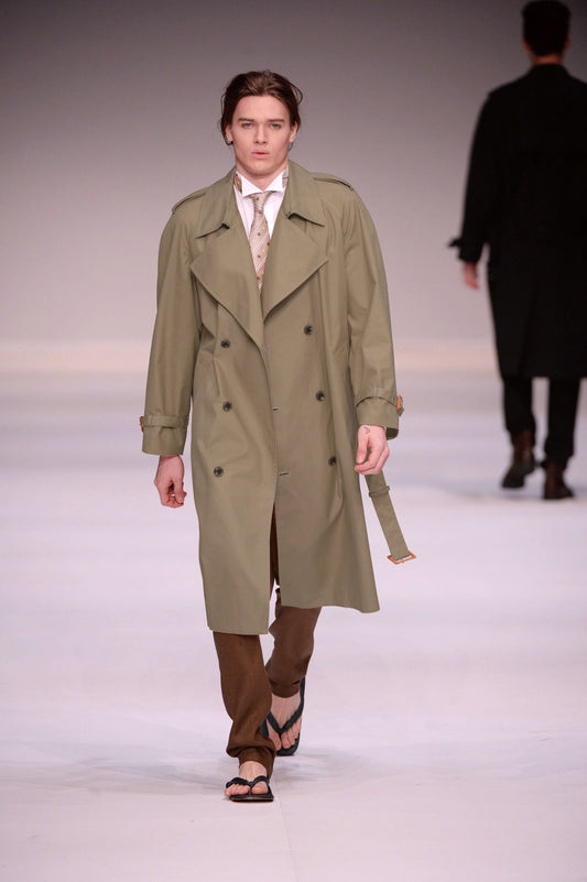 Men's Kinono Long Coat Filled with padding 48L - Tokyo Collection Made in Japan FORTUNA Tokyo