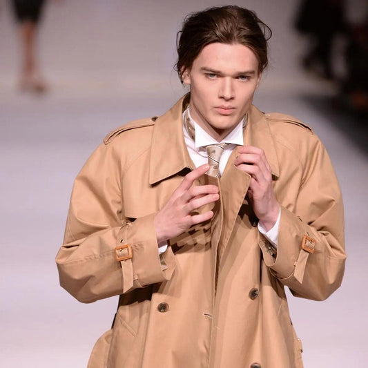 Mens Jacquard Woven 100% Kyoto Silk Tie -04. Adventure Ship Anchor Stripe Pattern Made in Japan FORTUNA Tokyo