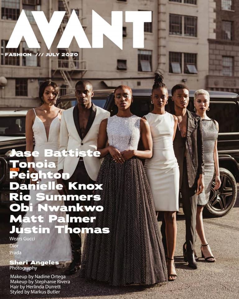 FORTUNA Tokyo's jacket appears on the cover of Hollywood magazine "AVANT".