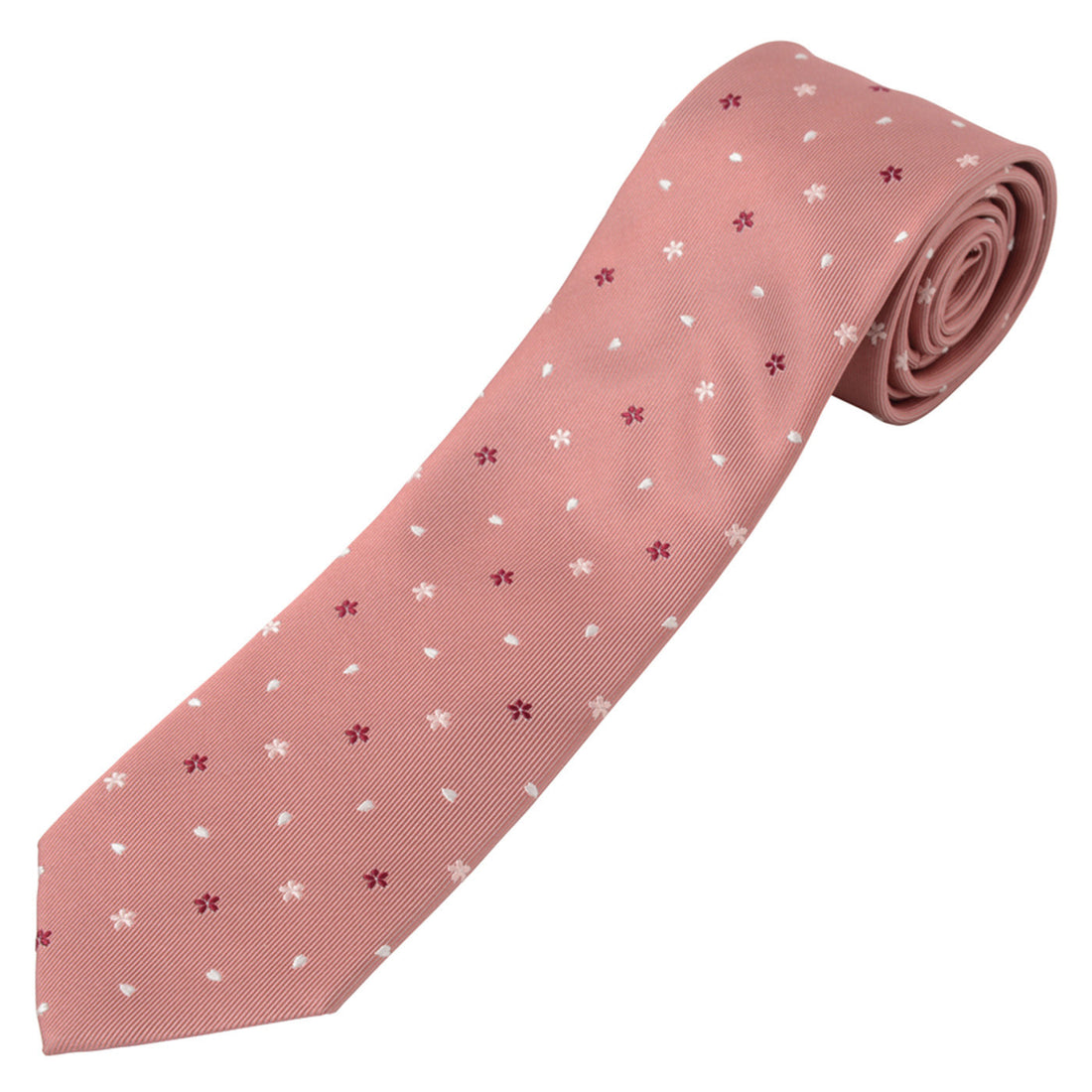 Sakura necktie out of Nishijin brocade kimono material