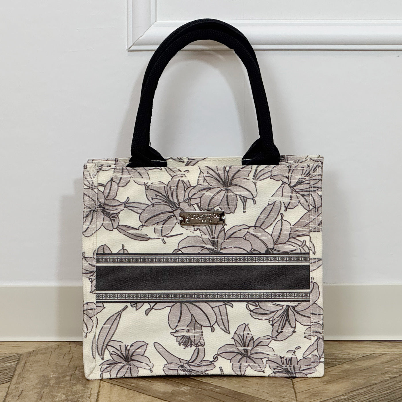 Canvas Bag Lily Shabby Chic Handbag FORTUNA Tokyo