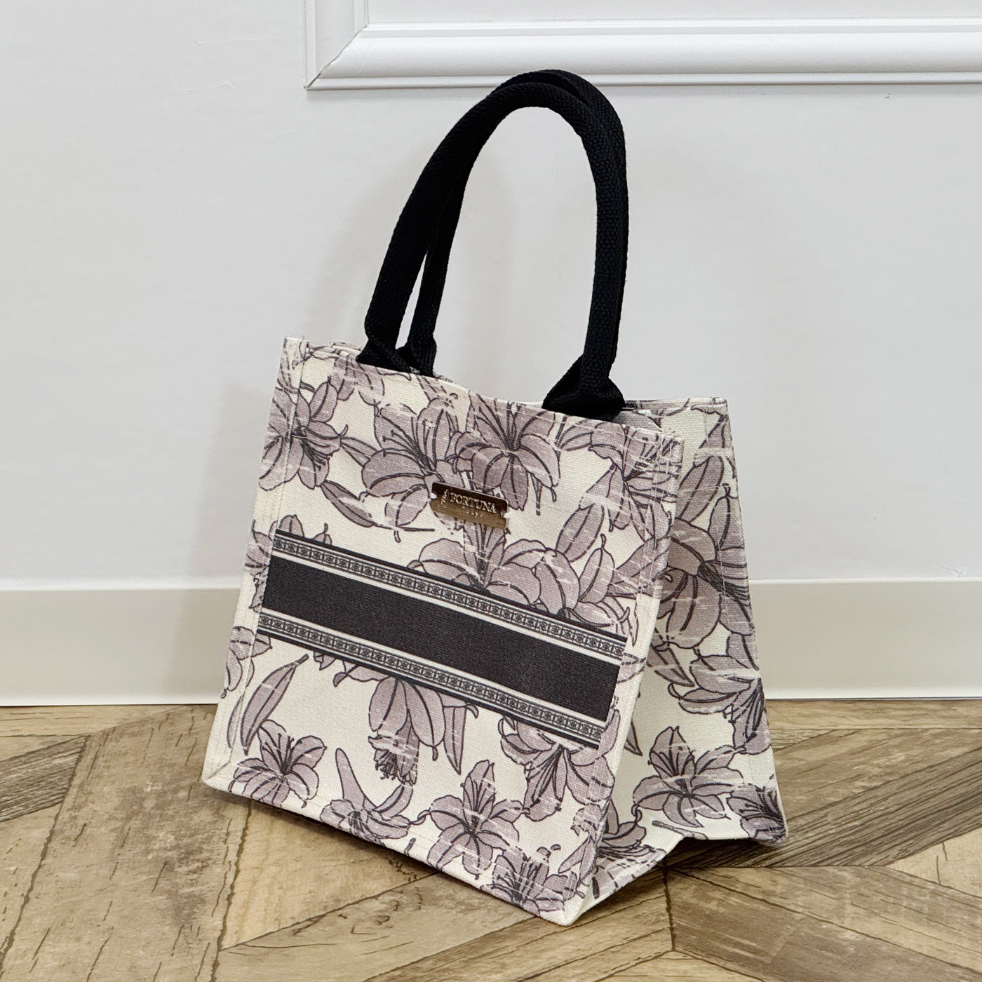 Canvas Bag Lily Shabby Chic Handbag FORTUNA Tokyo