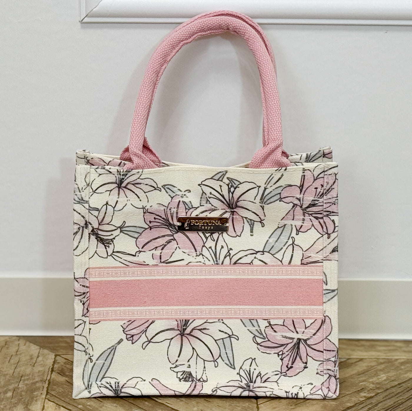 Canvas Bag Lily Shabby Chic Handbag FORTUNA Tokyo