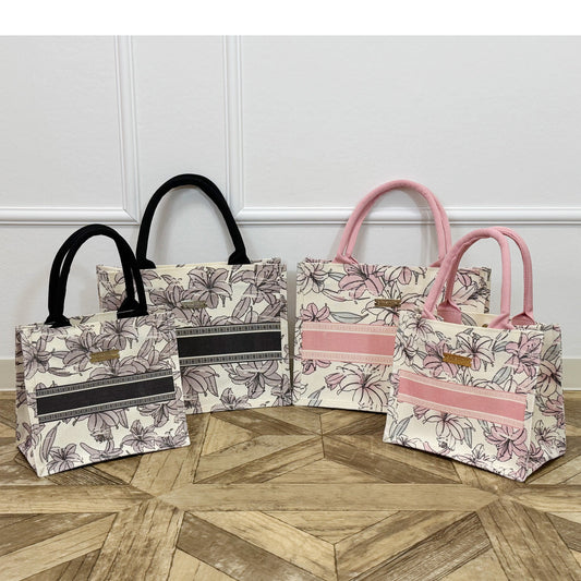 Canvas Bag Lily Shabby Chic Handbag FORTUNA Tokyo