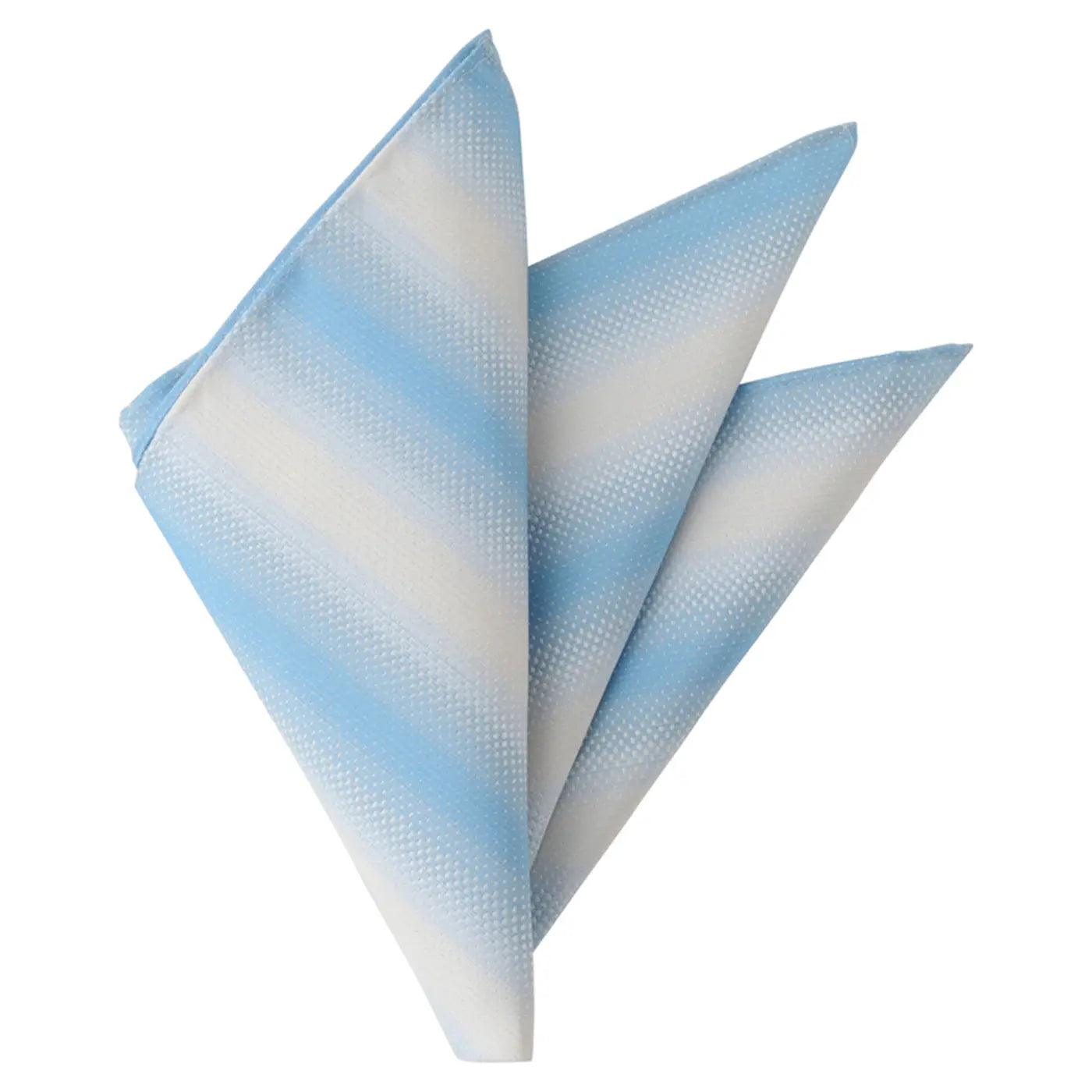 Men’s Silk Pocket square -12. Horizon Gradation Pattern Made in Japan FORTUNA Tokyo