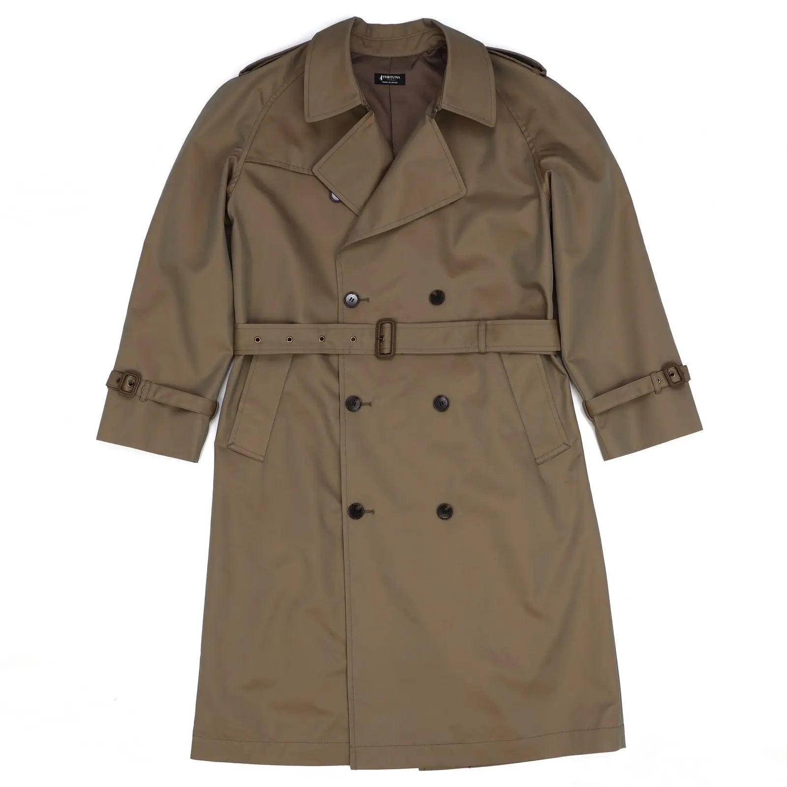 Men's Trench Coat British Military Style L - Tokyo Collection FORTUNA Tokyo