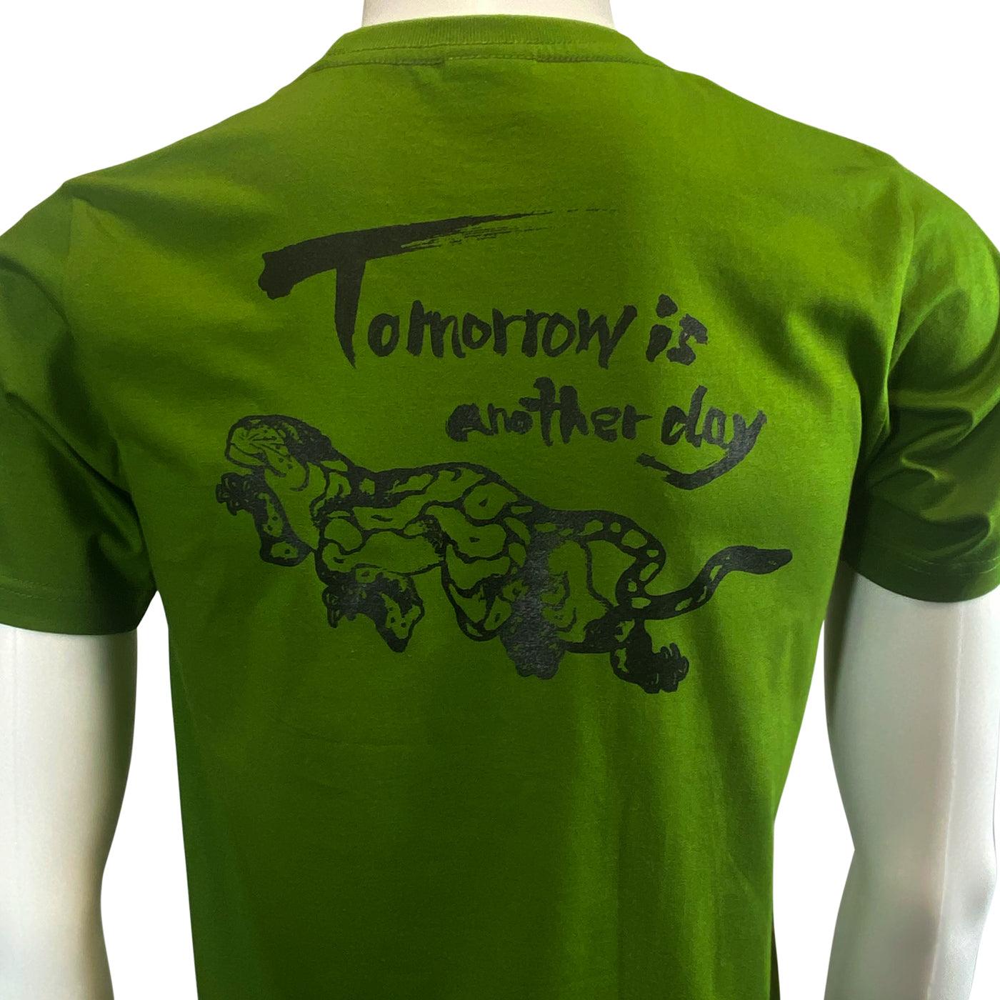 T Shirt Men's 100% Cotton -Hokusai Tiger ”Tomorrow is another day” FORTUNA Tokyo