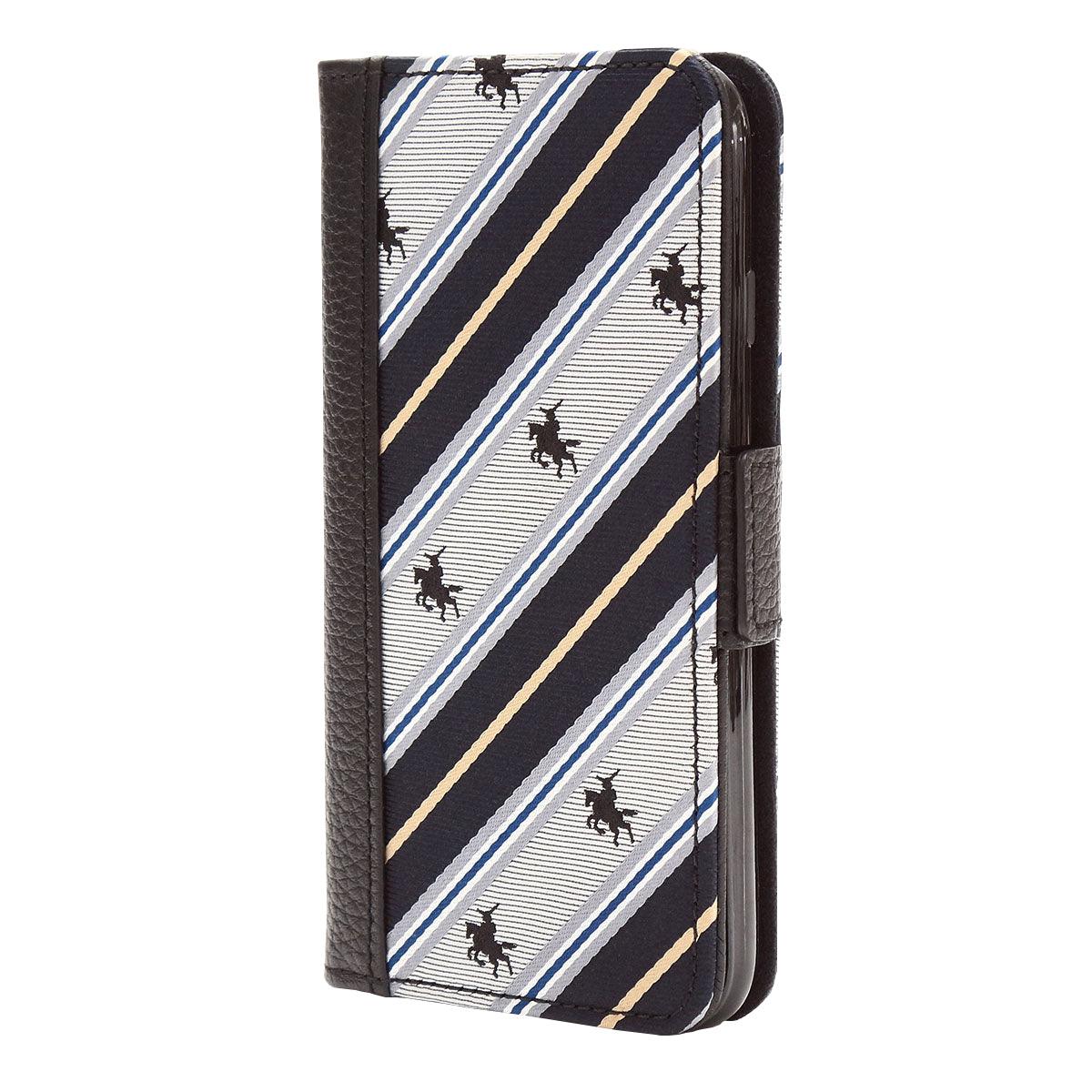 Wallet Case for Apple iPhone 6 7 8 Jacquard Woven Silk & Leather 3 Card Holder Made in Japan FORTUNA Tokyo