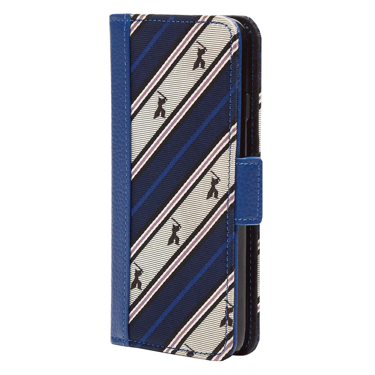 Wallet Case for Apple iPhone 6 7 8 Jacquard Woven Silk & Leather 3 Card Holder Made in Japan FORTUNA Tokyo