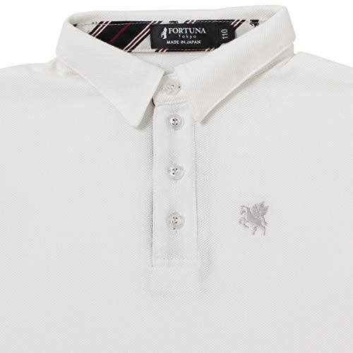 Disinfecting Cloth Kid's Polo Shirt Short Sleeve -13. Miracle Pegasus Design Made in Japan FORTUNA Tokyo