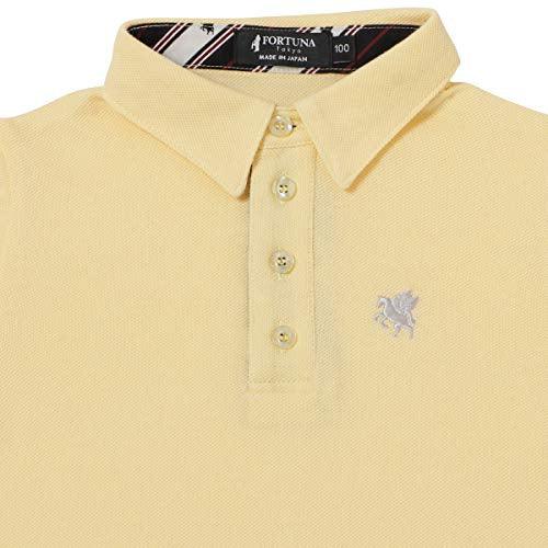 Disinfecting Cloth Kid's Polo Shirt Short Sleeve -13. Miracle Pegasus Design Made in Japan FORTUNA Tokyo