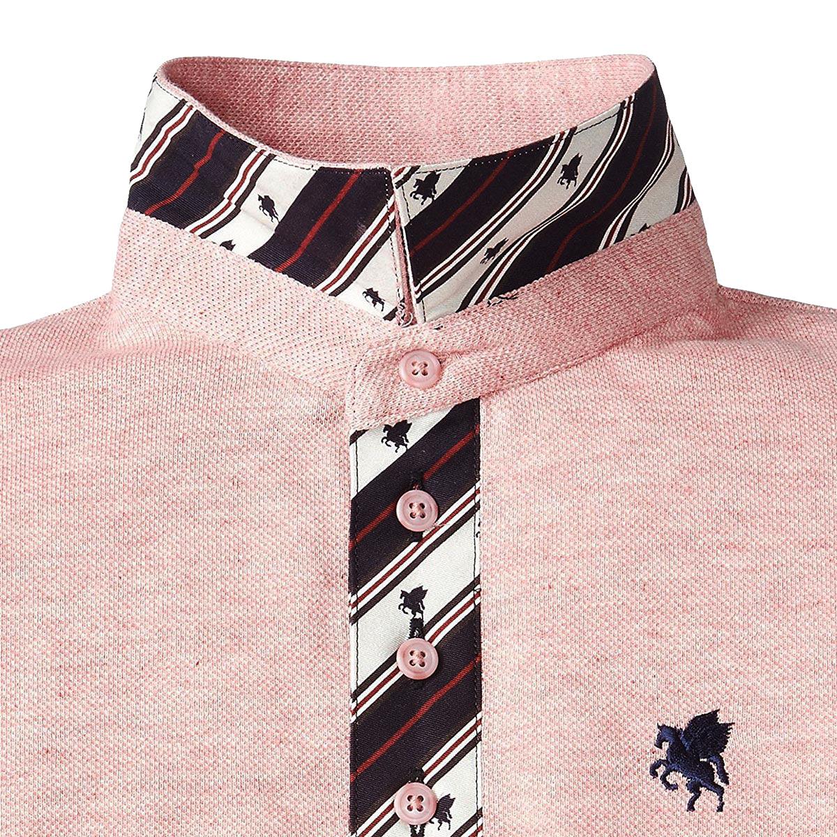 Kid's 100% Organic Cotton Long Sleeve Polo Shirt -13. Miracle Pegasus Design Made in Japan FORTUNA Tokyo